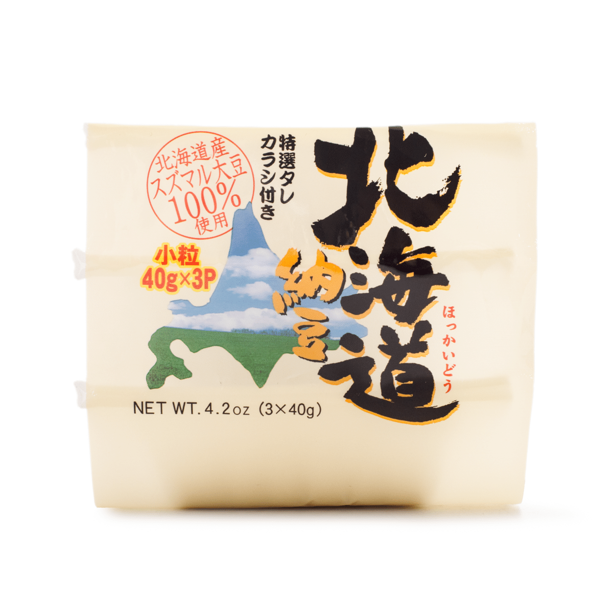 Hokkaido Natto Fermented Soy Beans with Seasoning Sauce 3pk, Frozen 4.2 oz