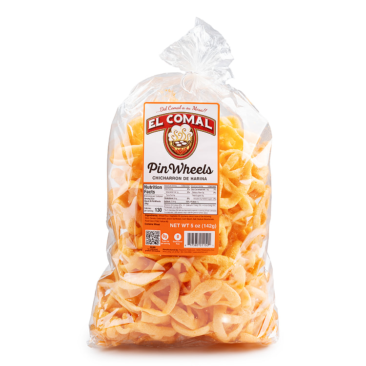 El Comal Pin Wheels Chicharron de Harina 5 onza(s)