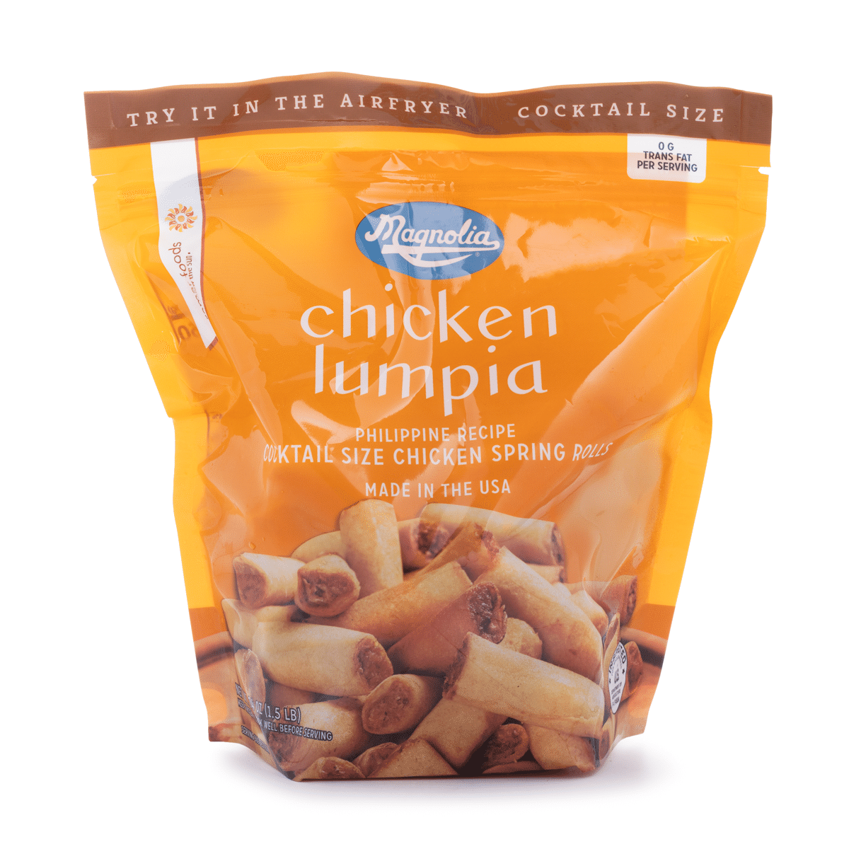 Lumpia de Frango Magnolia Tamanho Coquetel Congelado 1.5 libra(s)