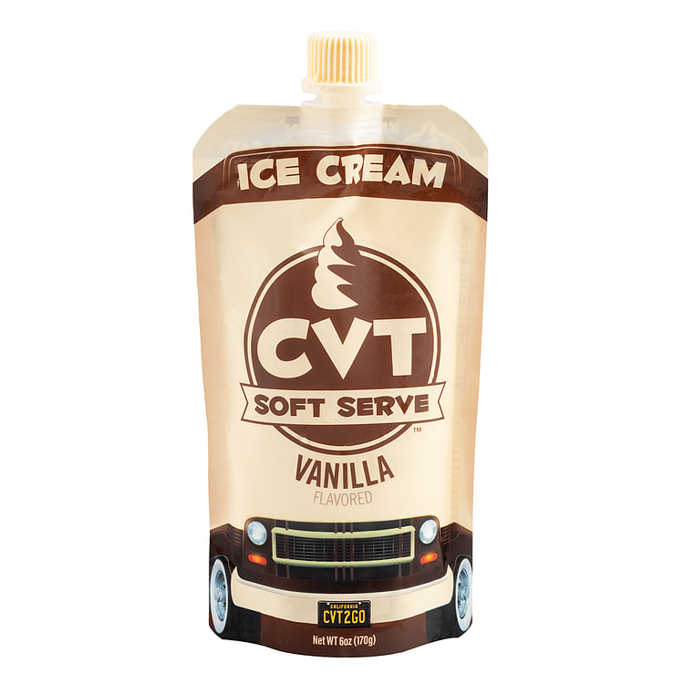 CVT Soft Serve Vanilla Ice Cream 6 oz