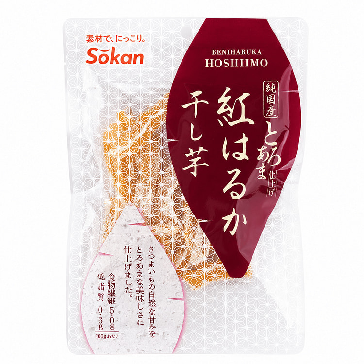 Sokan Beni Haruka Dried Sweet Potato 125 g