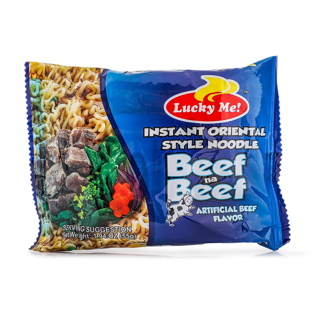 Lucky Me Beef na Beef Instant Noodles 55 g