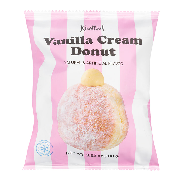 Knotted Vanilla Cream Donut 100 grama(s)
