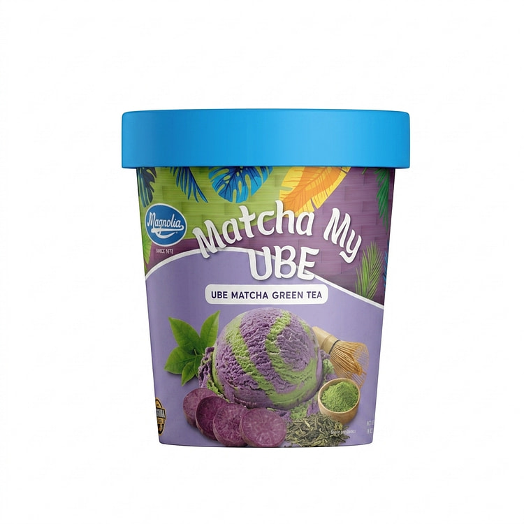Magnolia Matcha My Ube (Ube Matcha) Ice Cream 16 fl.oz