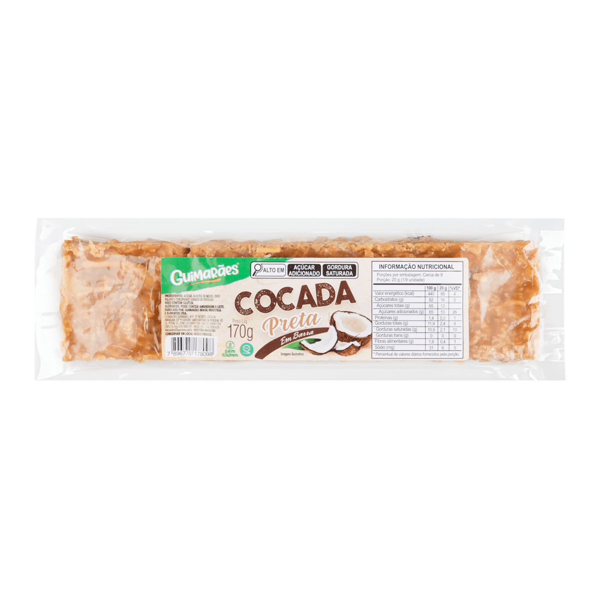 Cocada Preta em Barra Guimaraes 170 g