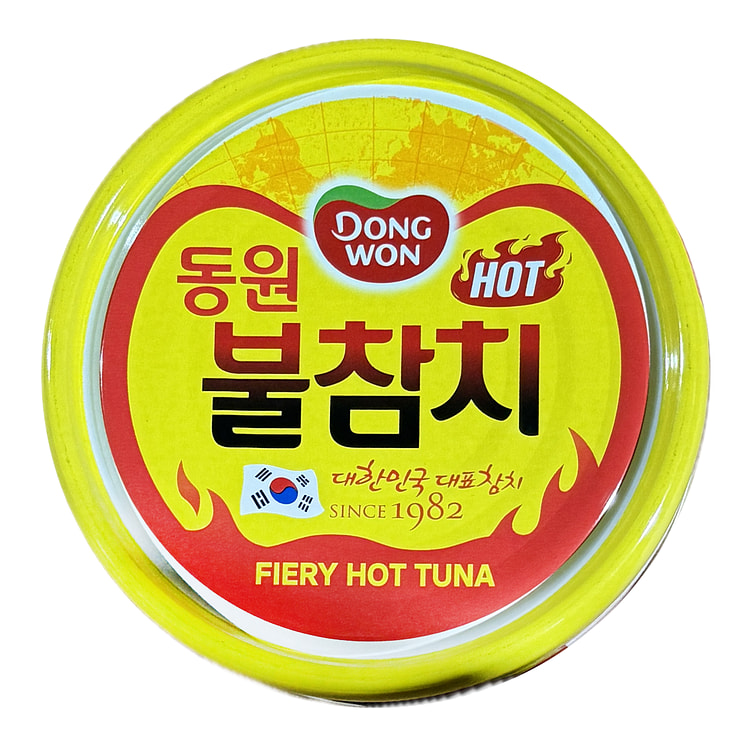 DONGWON Canned Tuna - Fiery Hot Flavor 135 g