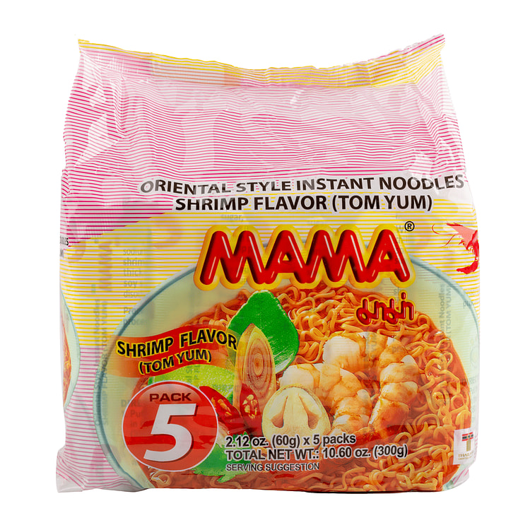 MAMA SHRIMP TOMYUM 5 packs 60 g