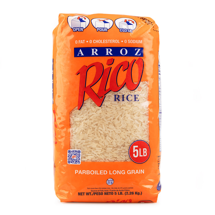 Rico Arroz Precocido Grano Largo 5 libra(s)