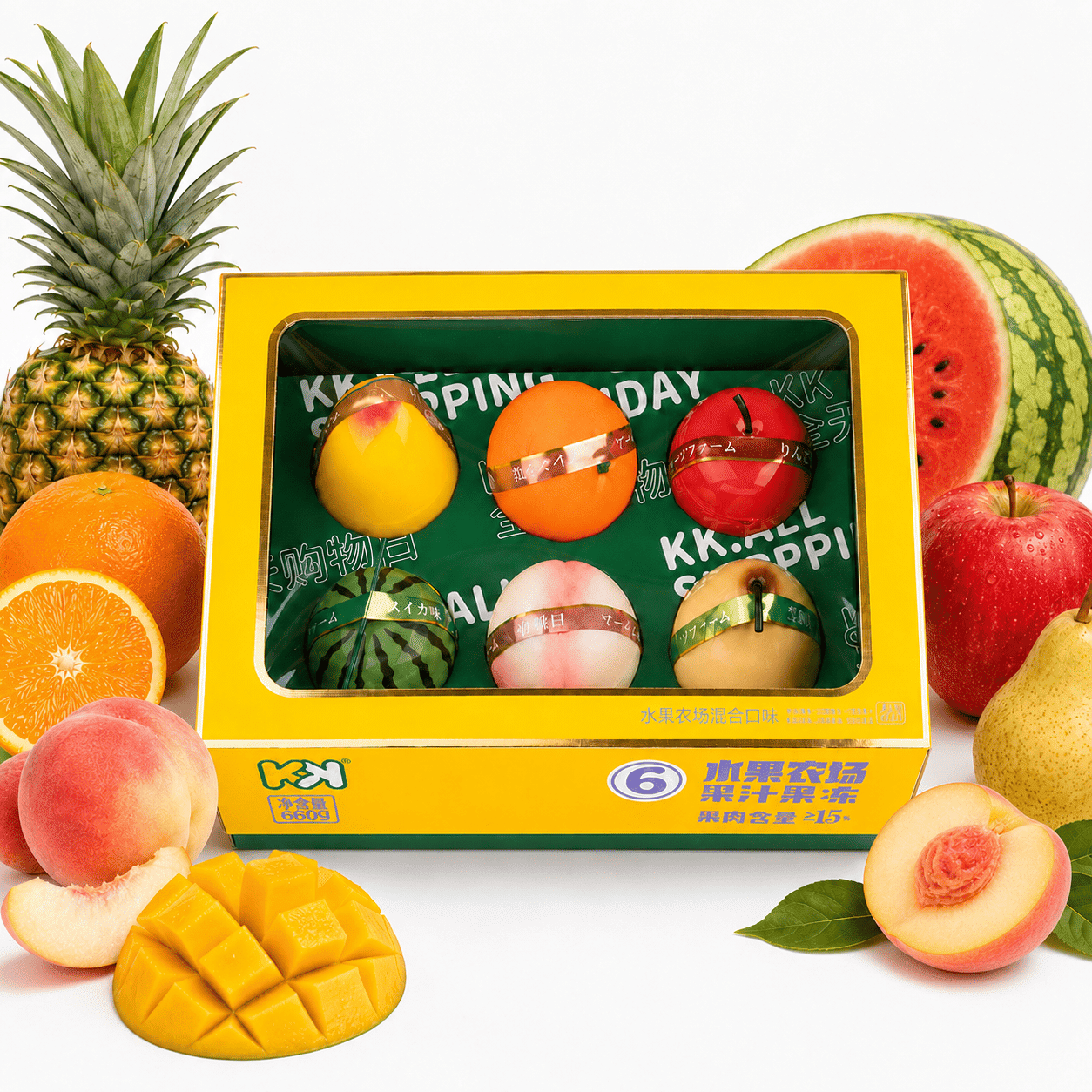 Chaoyouwei Gelatina Surtida con Sabor a Frutas 660 gramo(s)
