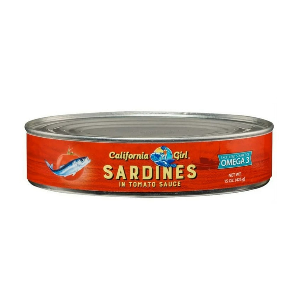 California Girl Sardines in Tomato Sauce 15 盎司