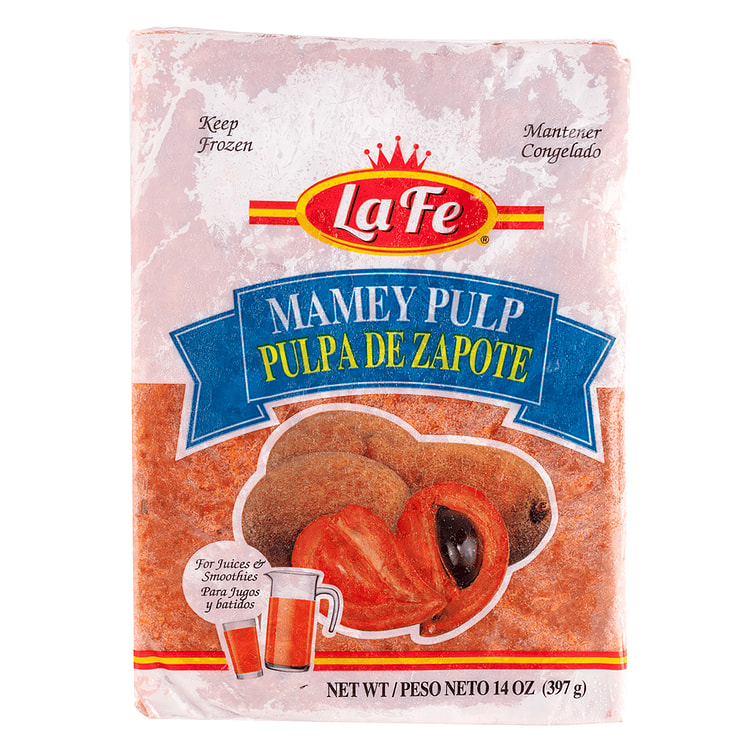 La Fe  Polpa de fruta Mamey 14 oz
