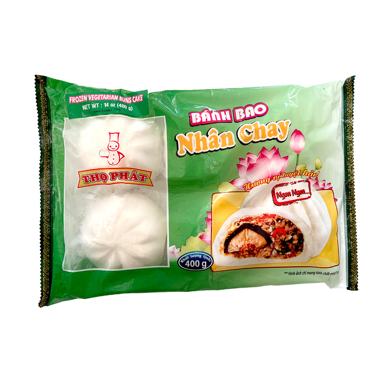 Tho Phat Vegetarian Buns, Frozen 14 盎司