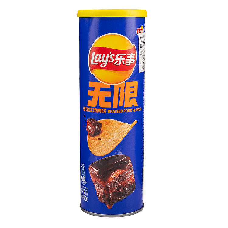 乐事 无限薯片 吮指红烧肉味 