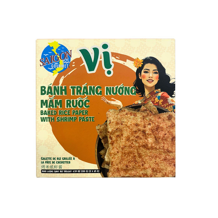 Saigon Gourmet Baked Rice Paper with Shrimp Paste 4.59 盎司