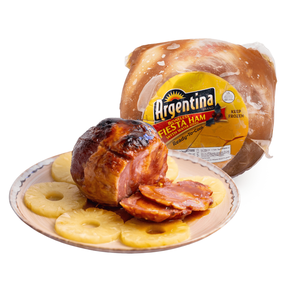 Argentina Fiesta Ham, Boneless, Frozen 2.2 lb