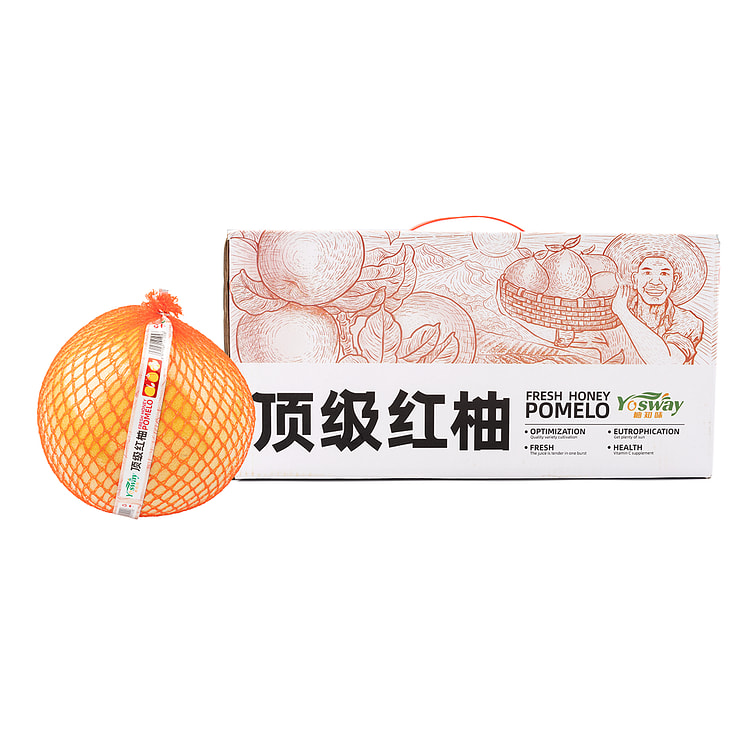 精选红蜜柚  礼盒装 2 个
