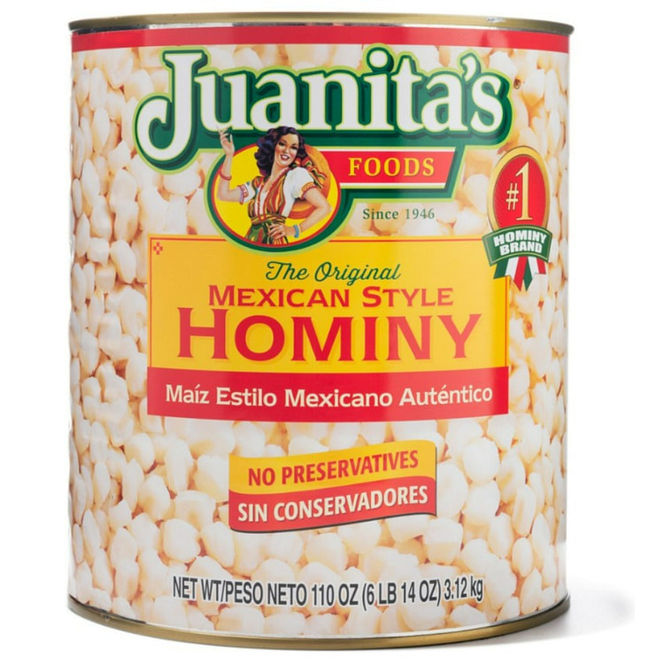 Juanita's Mexican Style Hominy 110 oz