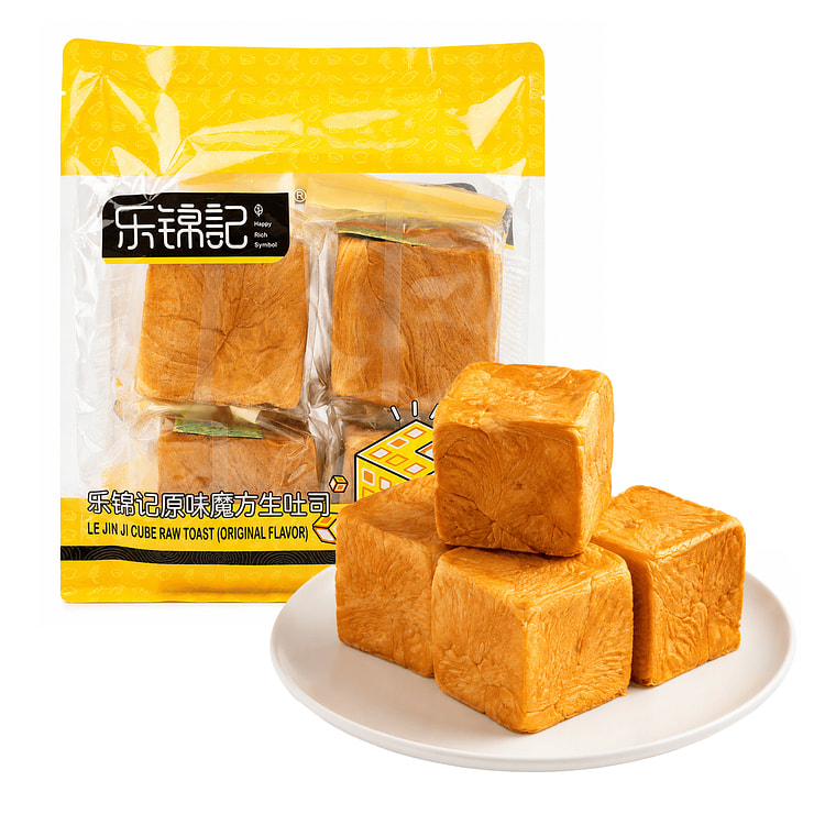 Lejinji Cube Raw Toast, 4pcs 320 g