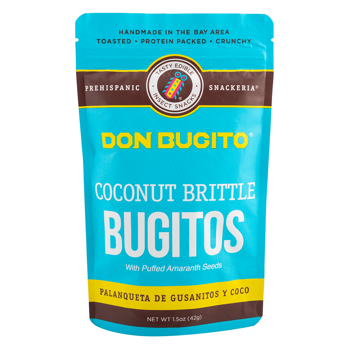 Don Bugito Crocante de Insetos com Sementes de Amaranto Estufadas 1.5 oz