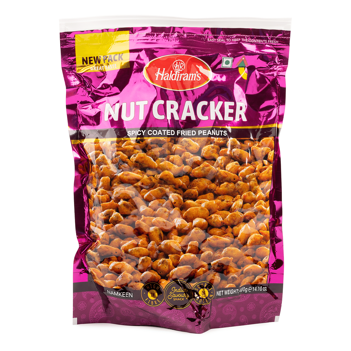 Haldirams Nut Cracker (Spicy Coated Fried Peanuts) 400 g