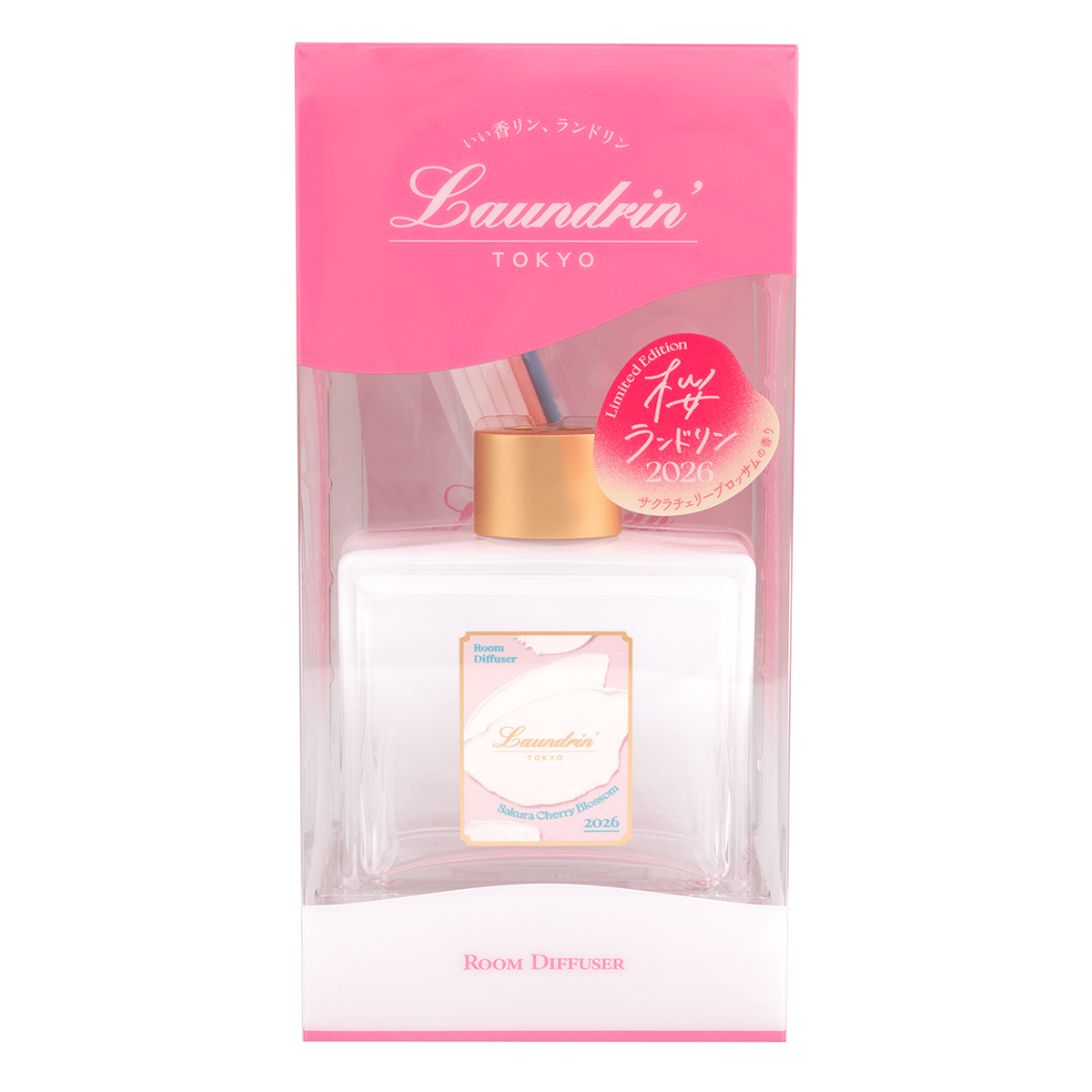 Laundrin Room Diffuser Sakura Cherry Blossom 2026 Limited 80 ml