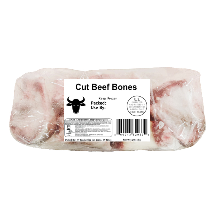 Beef Bones Cut for Soup 4 libra(s)
