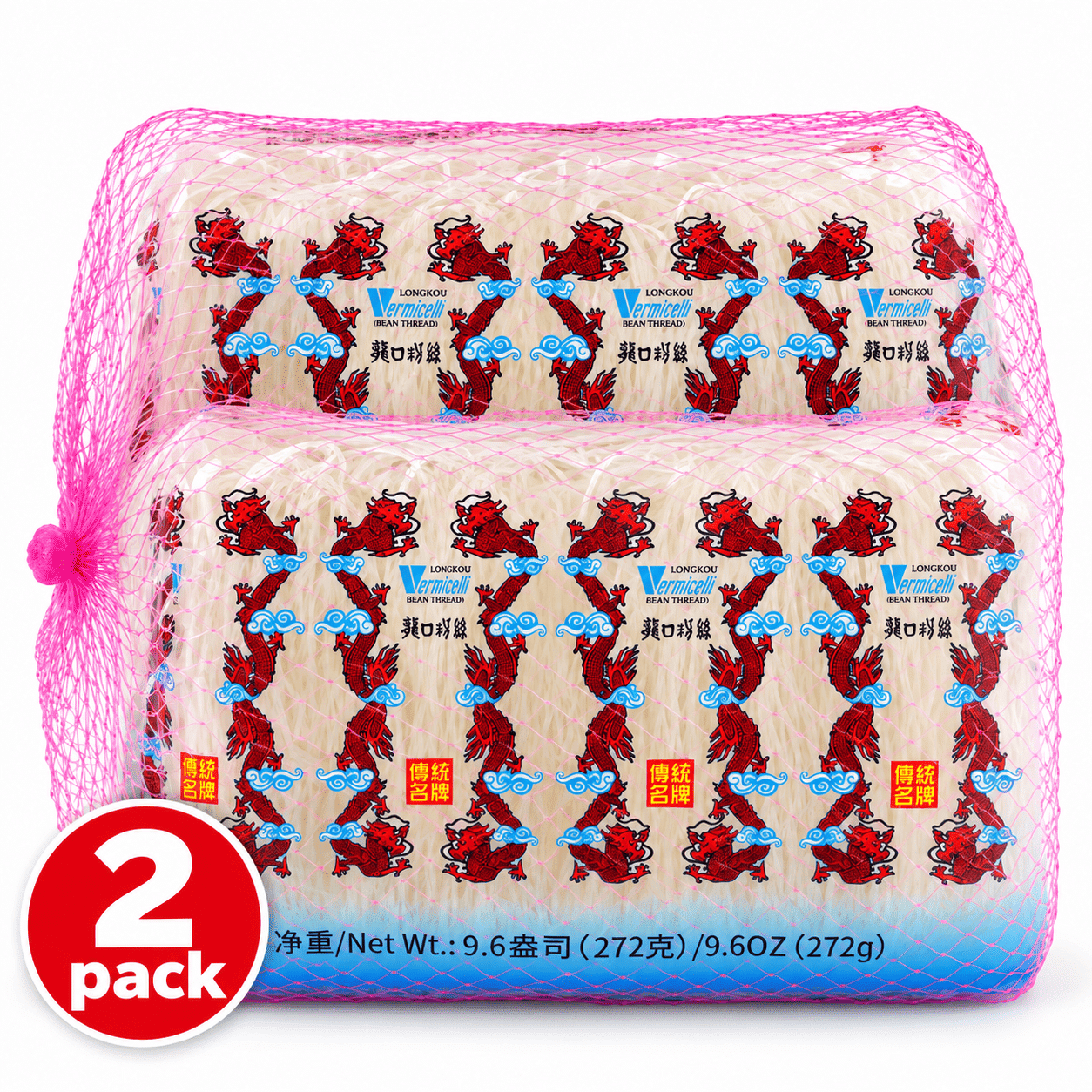 CHAIMI Mesh Bag Vermicelli (Longkou Style) 272 g*2 each
