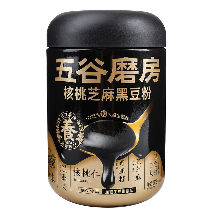 五谷磨房 核桃芝麻黑豆粉 546 克