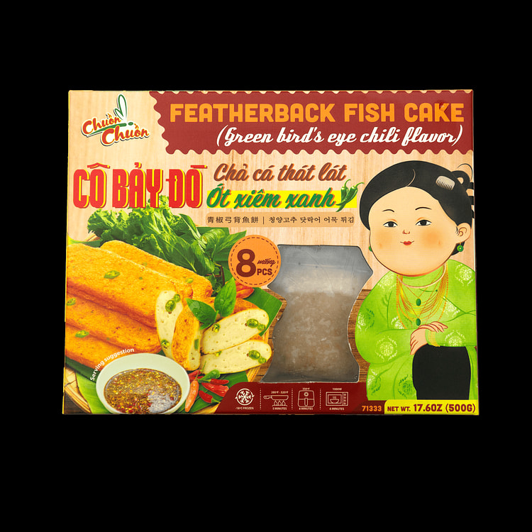 Dragonfly Fried Featherback Fish Bar Green Bird's Eye Chili Flavor 500 克