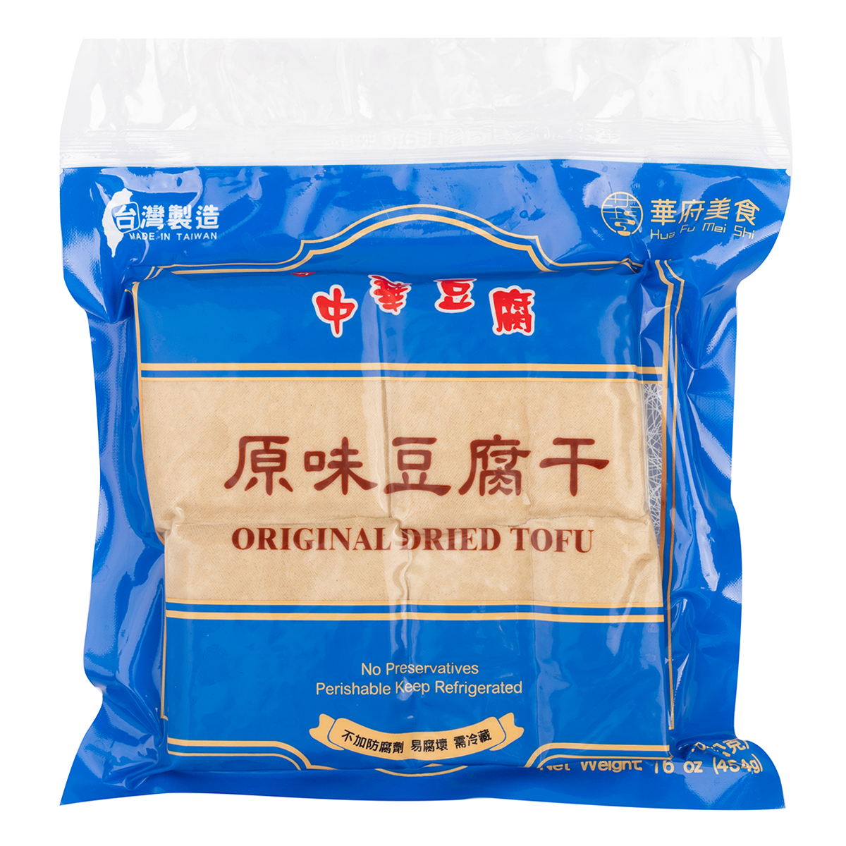 豆腐豆 中華豆腐白豆腐乾454 克- Weee!