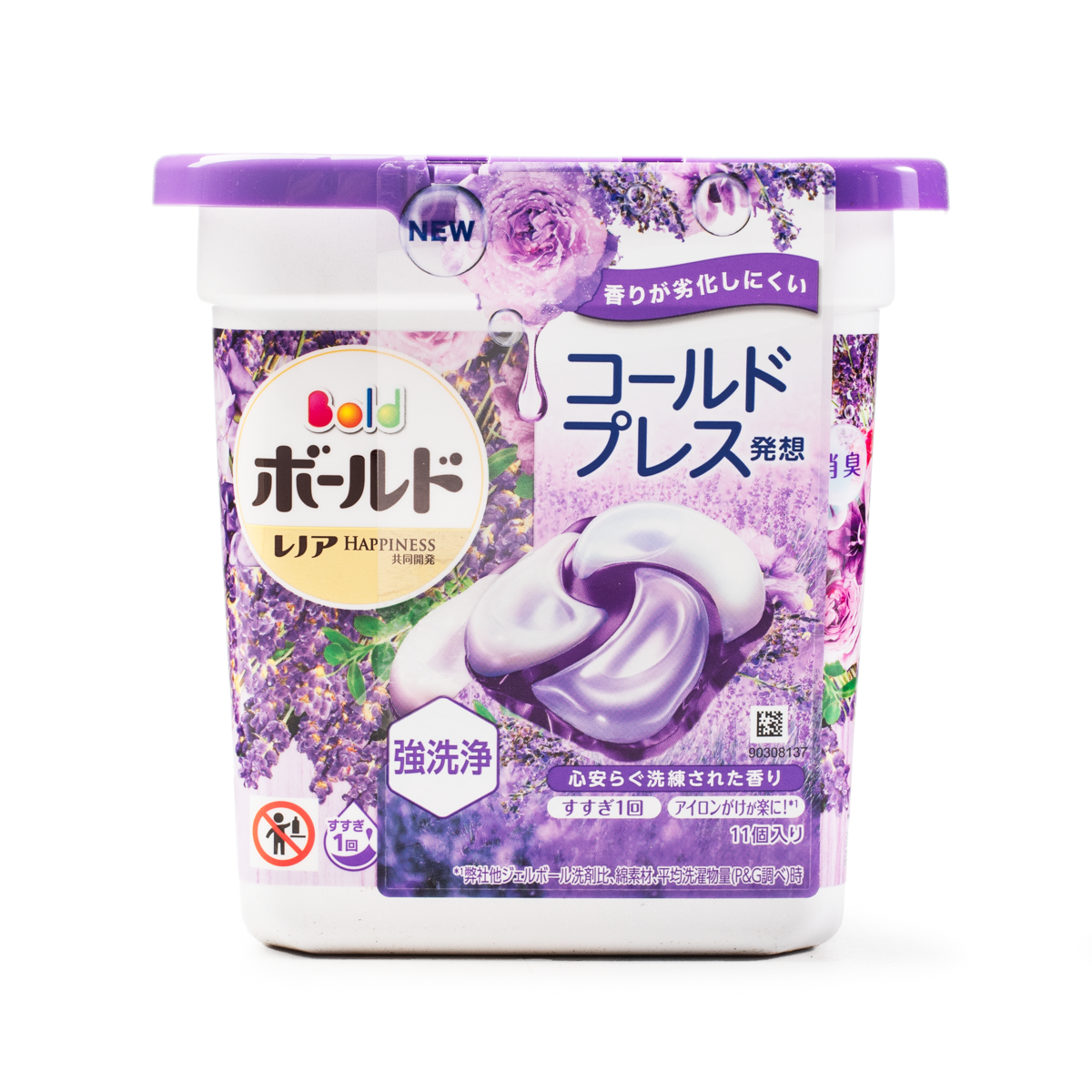 P&G ボールド 選択洗剤 ジェルボール4D ラベンダー&フローラル