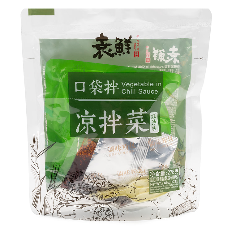 袁鲜 凉拌菜 红油味 278 克