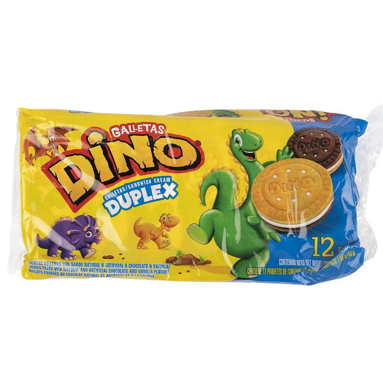 Dino Sandwich Cream Duplex Cookies 20.31 oz