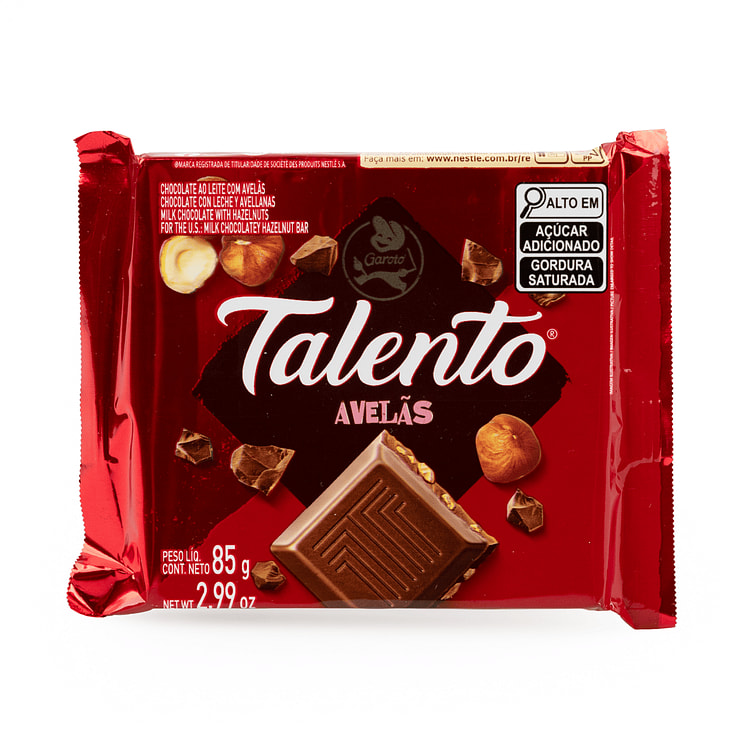 Talento Milk Chocolate Hazelnut Bar 85 g