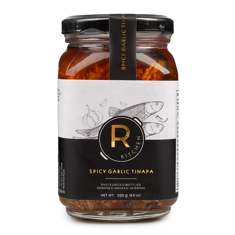 RKitchen Spicy Garlic Tinapa Gourmet Bottle 250 克