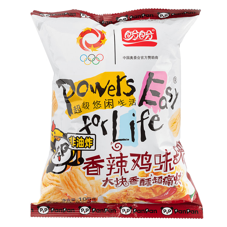 Snack Crujiente de Trigo Panpan, Sabor Pollo Picante