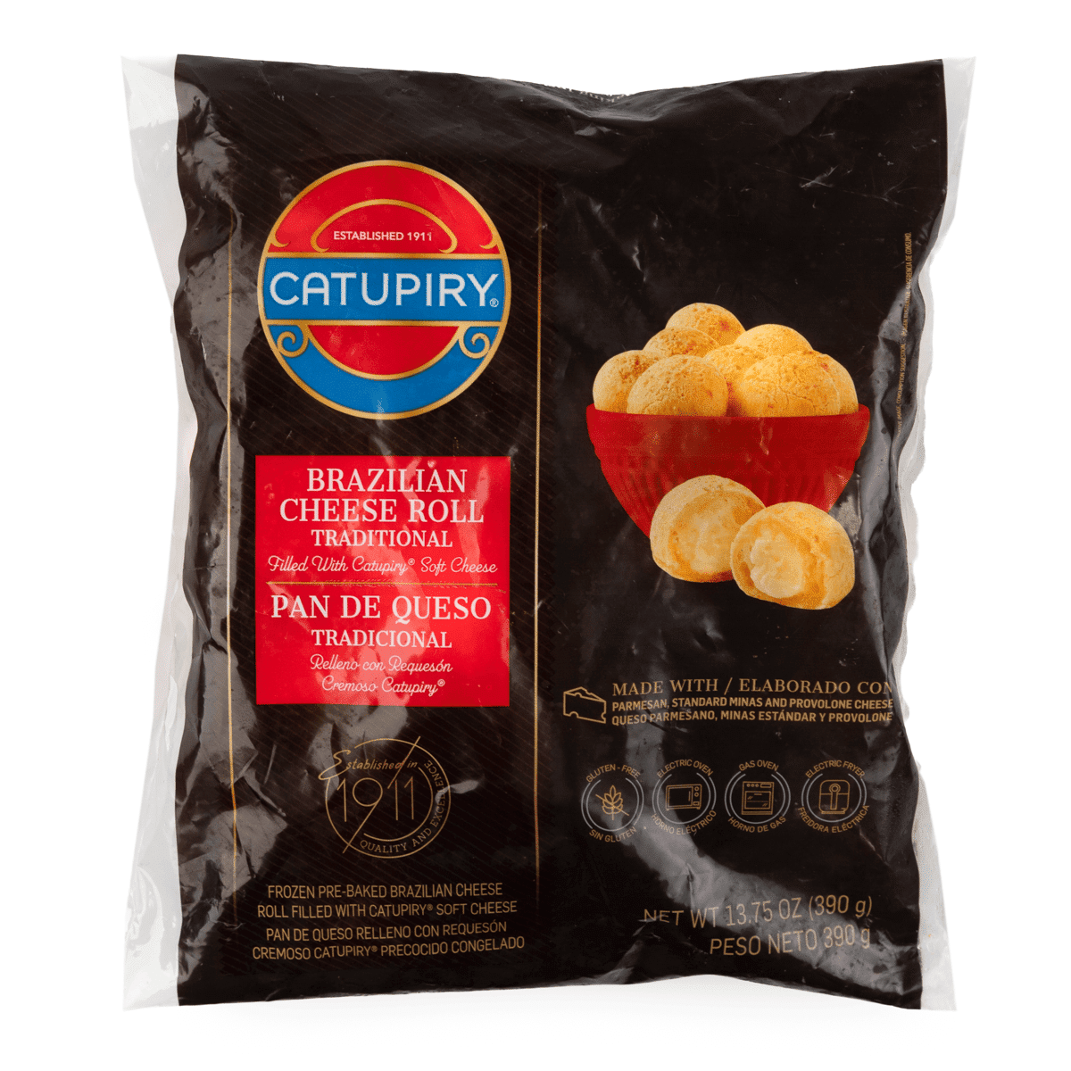 Pão de Queijo Catupiry Tradicional Recheado 390 g