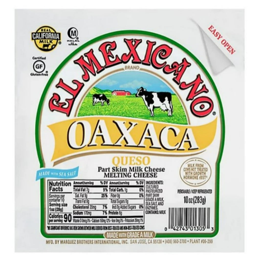 El Mexicano Qaxaca Queijo de Derreter 10 oz