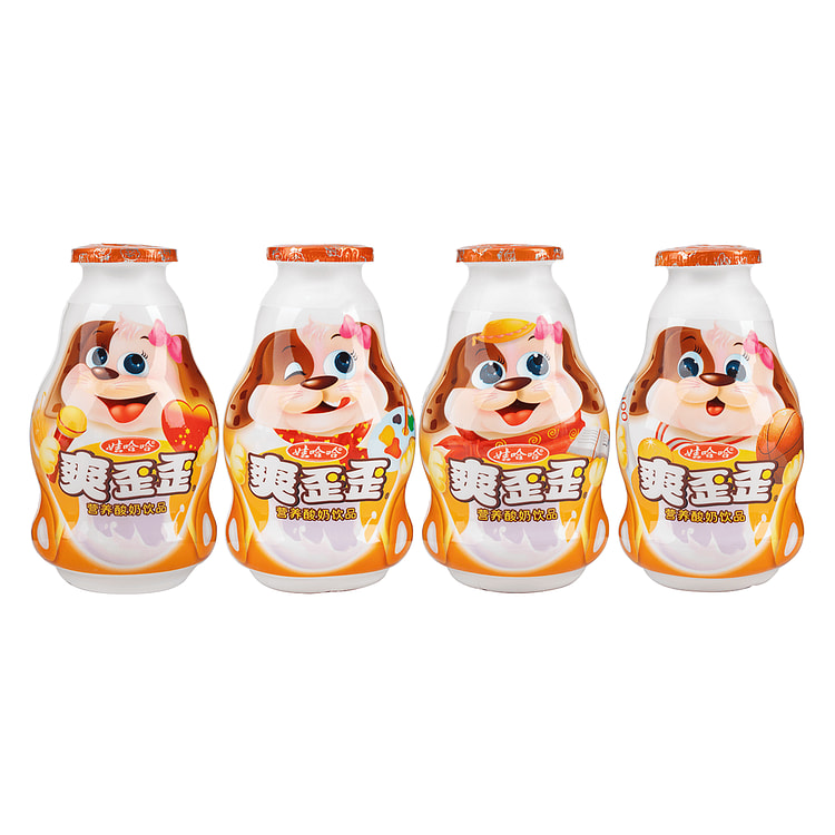 娃哈哈 爽歪歪营养酸奶饮品 200 克*4 罐