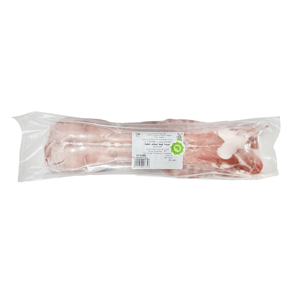 Imported Whole Rabbit (Catch Weight), Frozen 2.5-3 lb