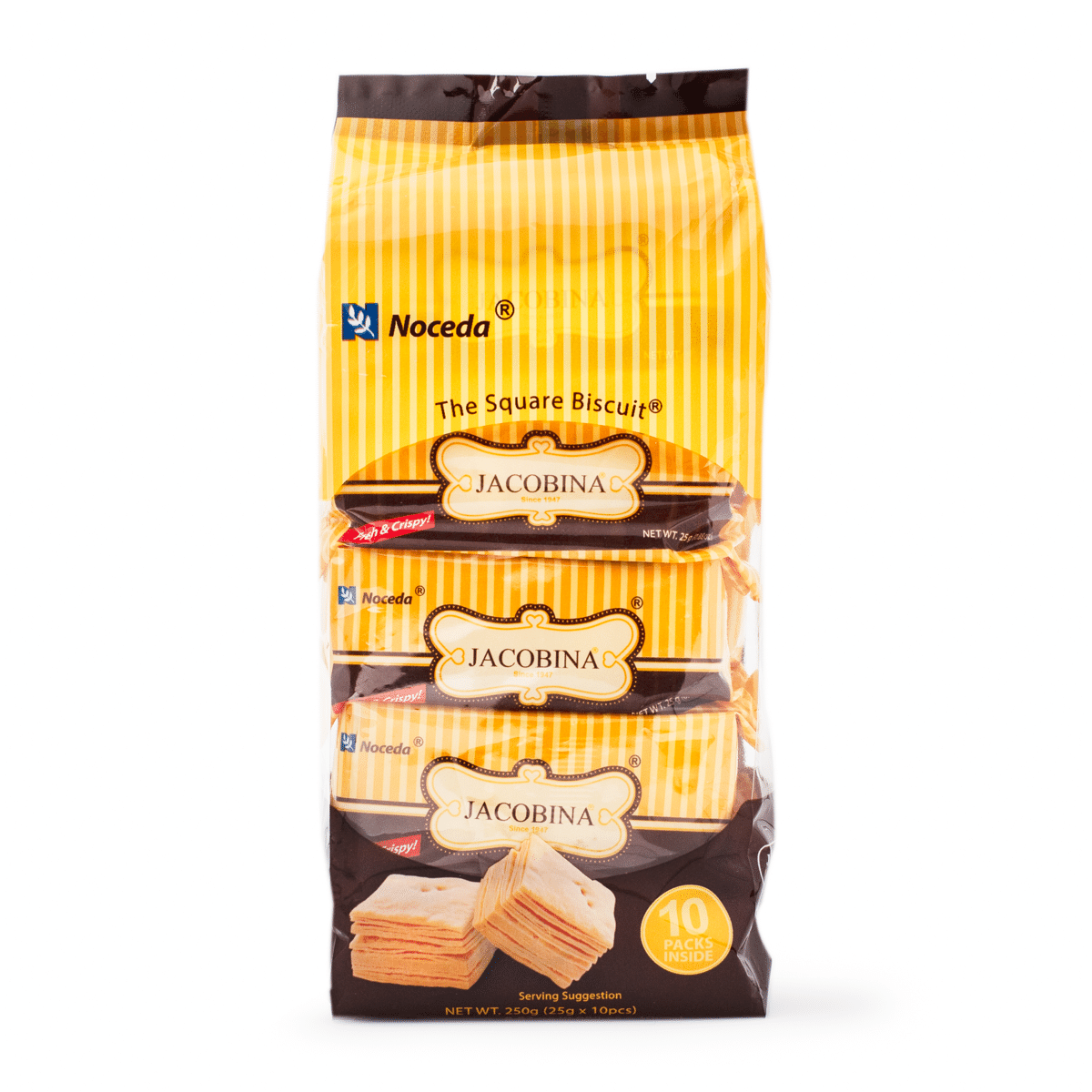 Biscoitos Quadrados Jacobina Noceda 250 grama(s)
