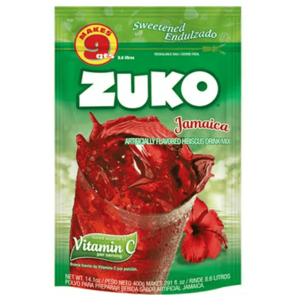 Zuko Instant Drink Hibiscus-Jamaica-Flavor 14.1 oz