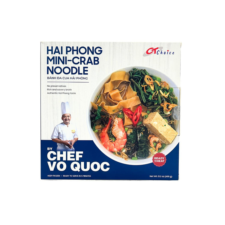 CT Choice Hai Phong Mini-Crab Noodle Soup, Frozen 21.2 盎司