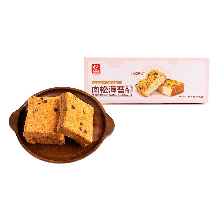 Youchen Chicken Floss and Seaweed Toast 580 g