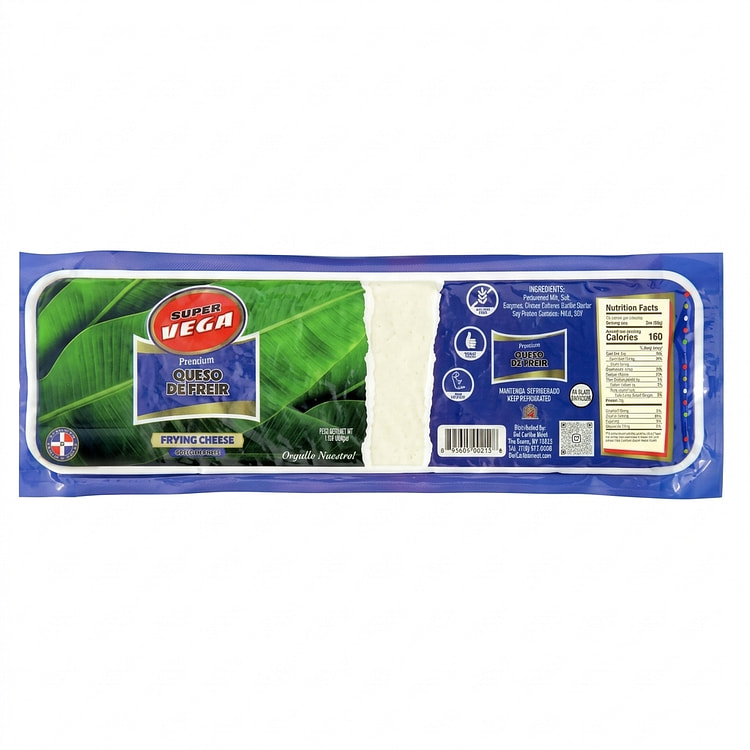Super Vega Premium White Frying Cheese 1.5 lb