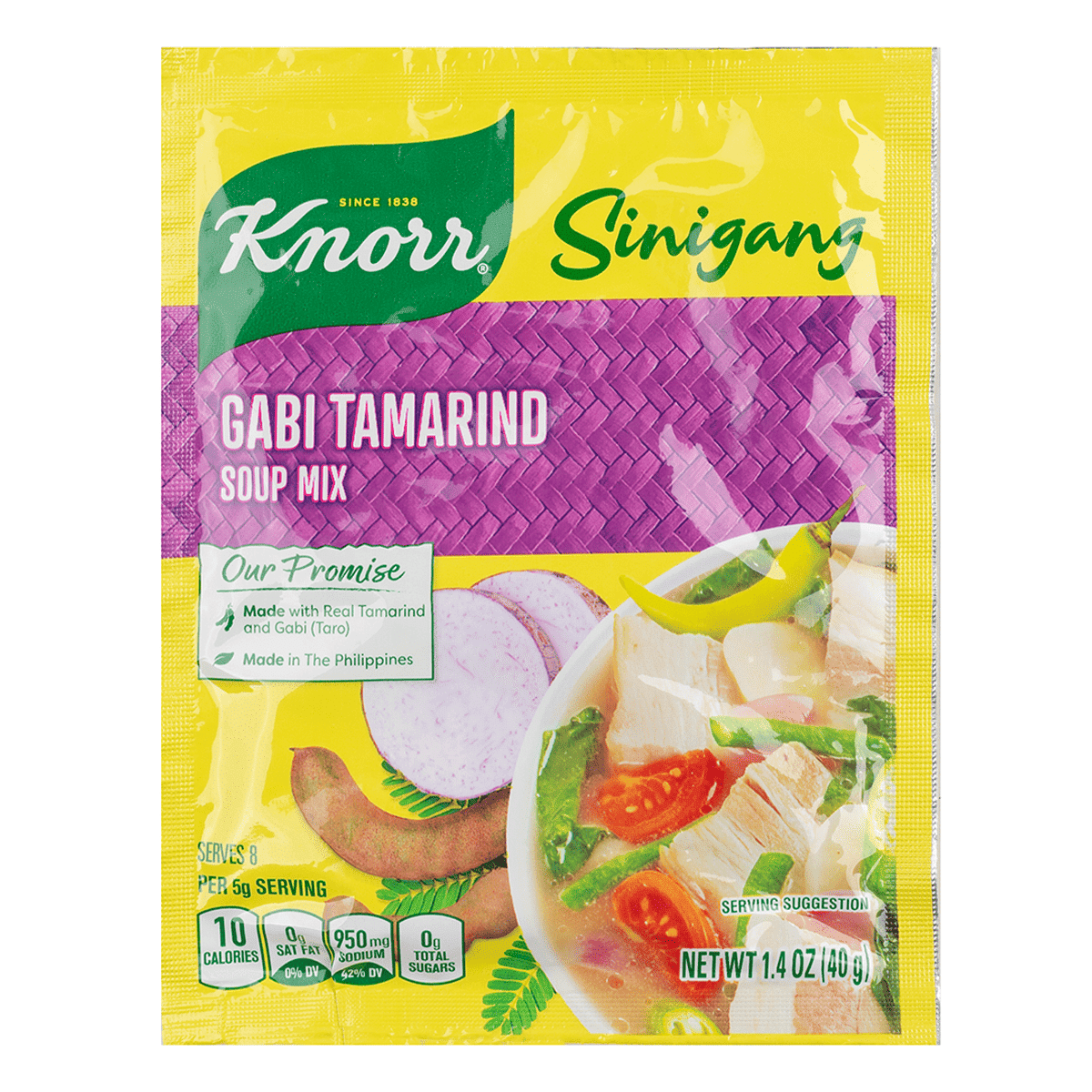 Knorr Sinigang Gabi Soup Mix 44 g