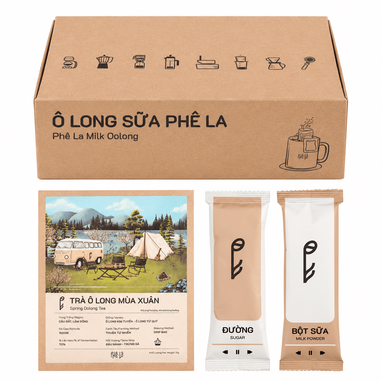 Phe La Oolong Tea Drip Bag 1 box