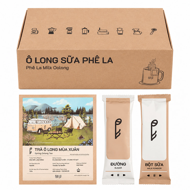 Phe La Oolong Tea Drip Bag 1 box