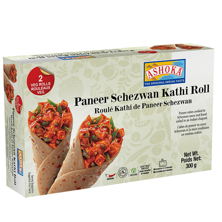 Ashoka Paneer Shezwan Kathi Roll Pack of 2 300 g