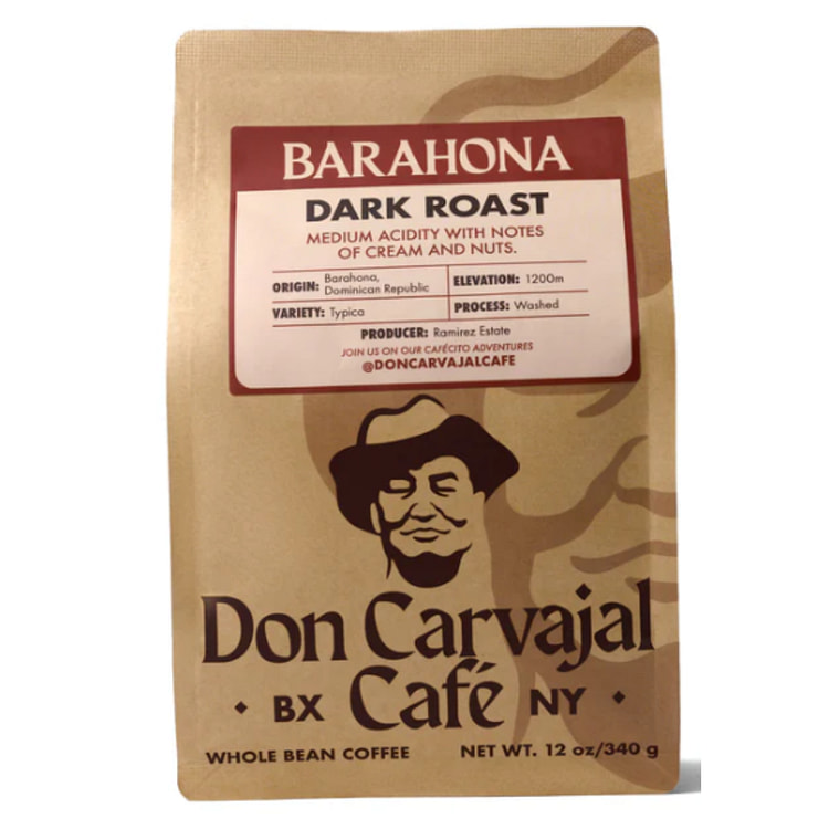 Don Carvajal Cafe Barahona- Cafe de Grano Entero Tostado Oscuro 12 onza(s)
